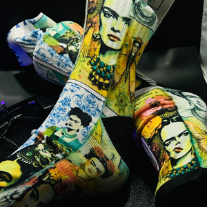 Viva LA Frida crew socks