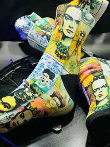 Viva LA Frida crew socks