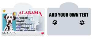 Pet ID Tag Personalized with your state