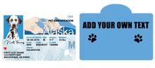 Pet ID Tag Personalized with your state