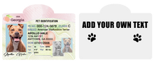 Pet ID Tag Personalized with your state