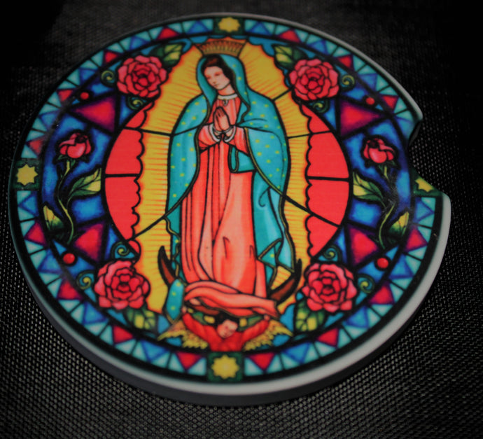 Guadalupe Virgin Mary Car Coasters [mexican theme]