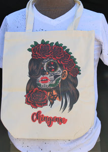 Calavera chingona tote bag