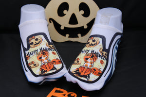 Pumpkin Gnome Faux Vans no show socks