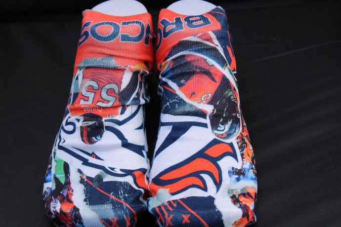 Denver Broncos ankle Socks