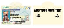 Pet ID Tag Personalized with your state