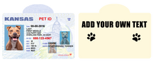 Pet ID Tag Personalized with your state