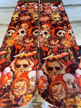 Cartoon scary movie sports socks