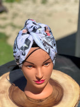 Heart break Hotel towel turban hair wrap