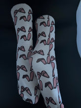 Bunny Ears print design on Polyester dress socks