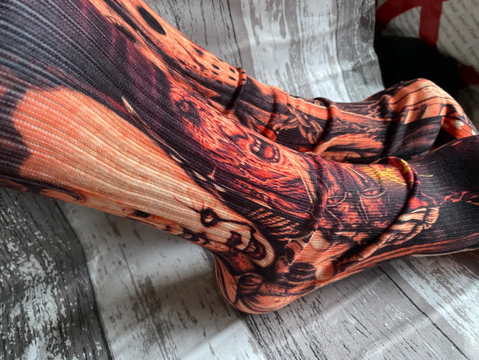 Halloween nightmare socks