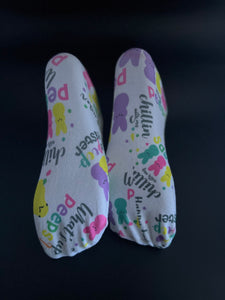 My peeps print ankle socks