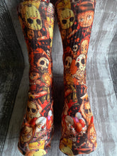 Cartoon scary movie sports socks