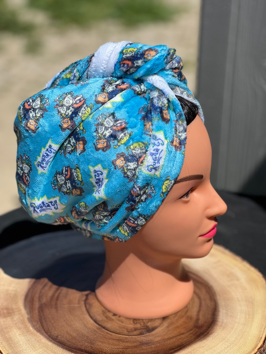 Rugrats towel turban/hair wrap