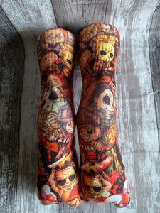 Cartoon scary movie sports socks