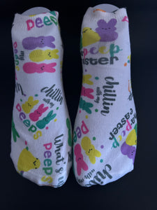 My peeps print ankle socks