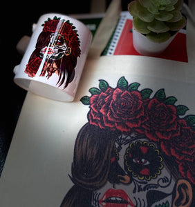 Calavera chingona tote bag