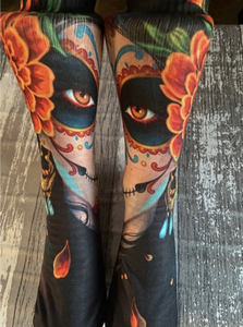 Las Catrina/ day of the dead dress socks