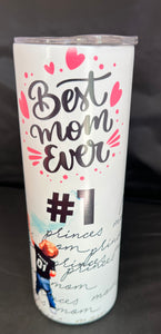 Best mom ever boy mom stainless steel Tumbler